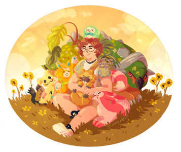 Fullbody with simple background