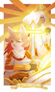 Tarot art 2 halfbody Tarot art 2 halfbody