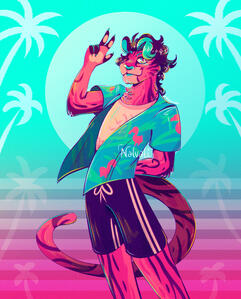 Colorful fullbody