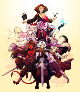 DnD party poster DnD party poster
